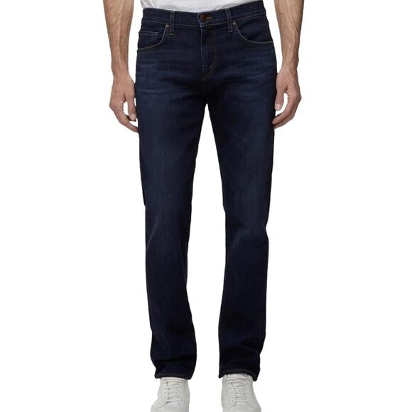 J. Brand Kane Straight Fit Jeans Mid Rise Dark Wash Denim 100% Cotton Blue 40x35